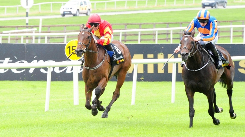 Euphrasia (left) will go in the Irish National Stud EBF Blue Wind Stakes at Naas