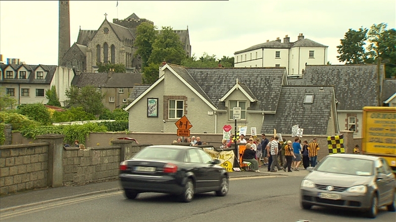 Protesters say the scheme will damage Kilkenny's medieval heritage