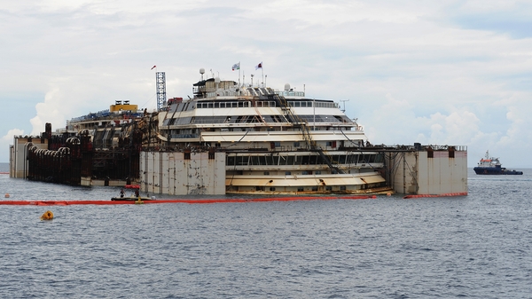 The ship crashed into rocks off the Italian island of Giglio two-and-a-half years ago