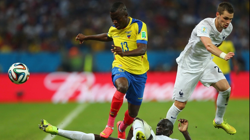 Enner Valencia scored three goals at the Brazil World Cup