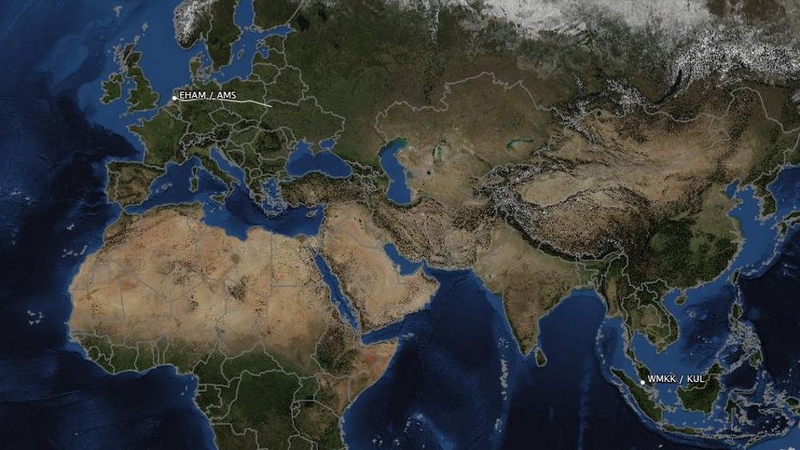 MH17 was travelling from Amsterdam to Kuala Lumpur when it disappeared from radar
