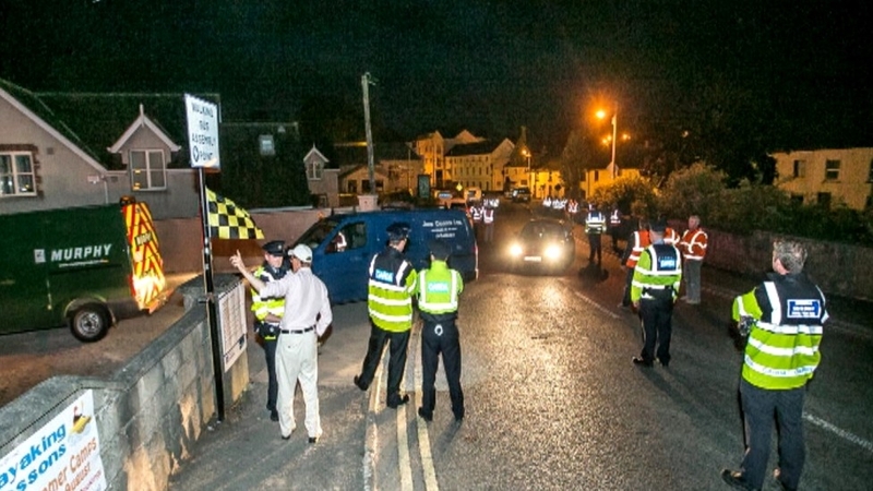 The round-the-clock protest is in opposition to the building of a new road and bridge in the city centre