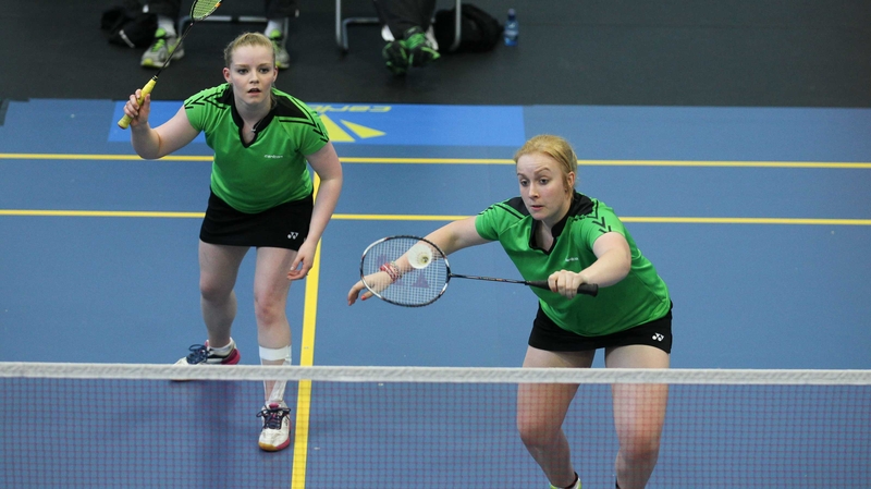 Sinead Chambers and Caroline Black were victorious in the women's doubles