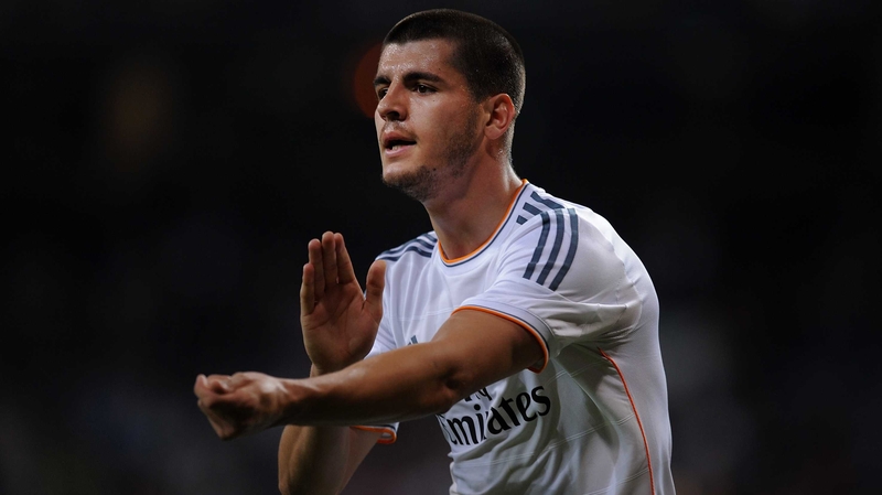 Alvaro Morata scored eight league goals for Real last season