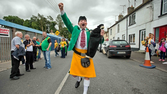 Christy Murray from Raphoe supporting Donegal in Clones