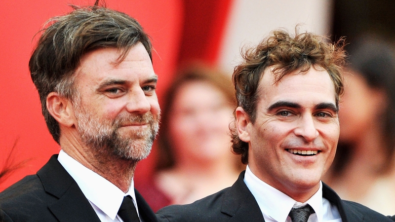 Director Anderson with his Inherent Vice star Joaquin Phoenix