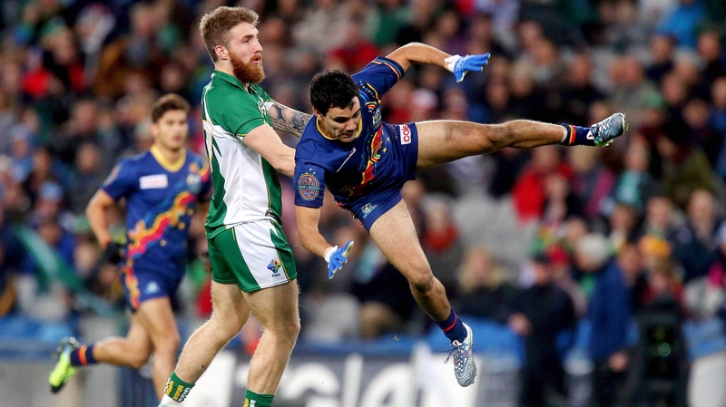 Ireland's Zach Tuohy and Lindsay Thomas of Australia competing last year