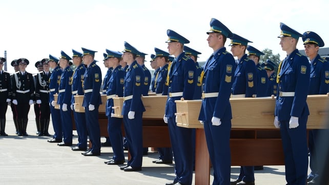 The Boeing 777 was shot down last week in eastern Ukraine en route from Amsterdam to Kuala Lumpur killing all 298 on board