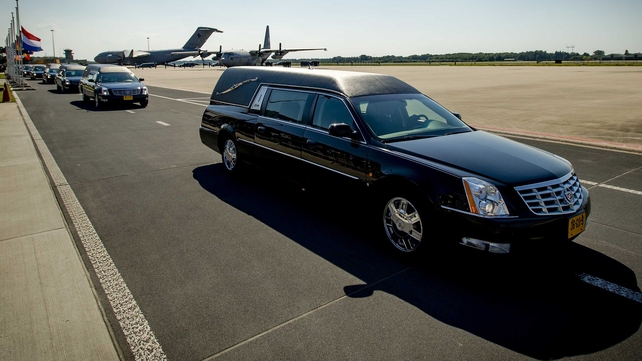 The bodies will be brought to Hilversum where identification will take place