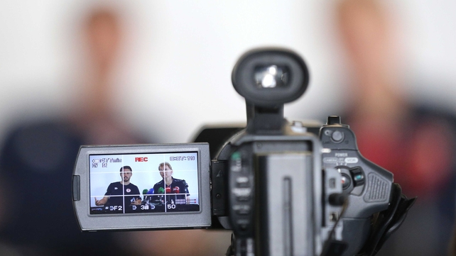 Ger O'Brien and manager Liam Buckley speak to the media ahead of St Patrick's Athletic's Champions League clash with Legia Warsaw