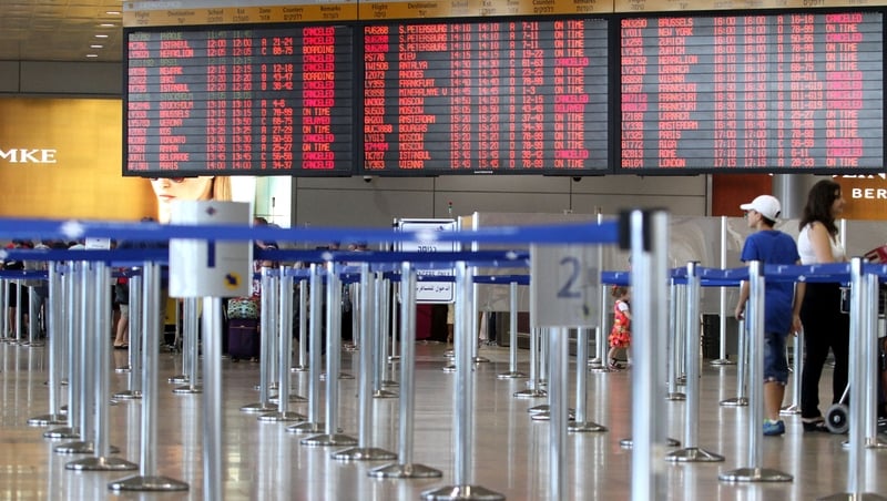 A US aviation ban was in force for two days