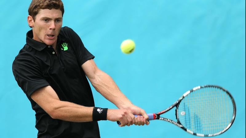 Second seed Sam Barry