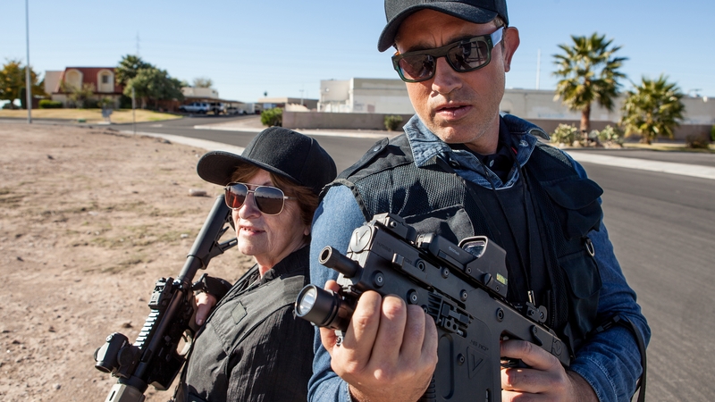 Nancy and Baz - Ready for action