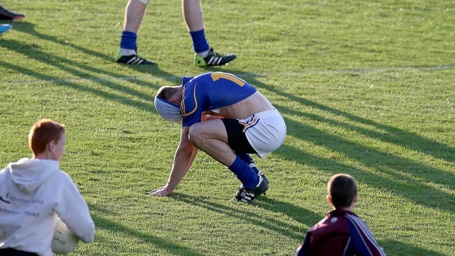 Hugh Coughlan of Tipp at the end of the game against Galway