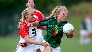 Kildare's Maria Moolick and Tori McLaughlin of Tyrone