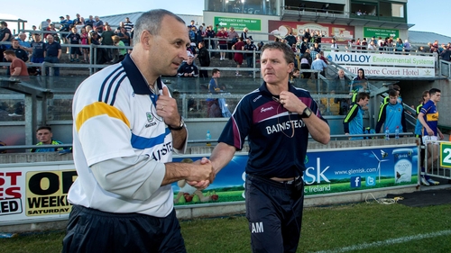 Peter Creedon and Alan Mulholland after the game