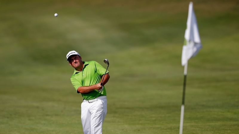 Damien McGrane, in action here in February, lost out in Russia