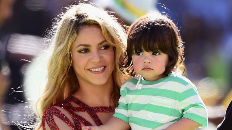 Shakira and son Milan