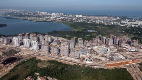 Construction at the Athlete's Village appears to be on track
