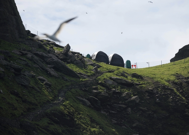 An exclusion zone has been set up around the island