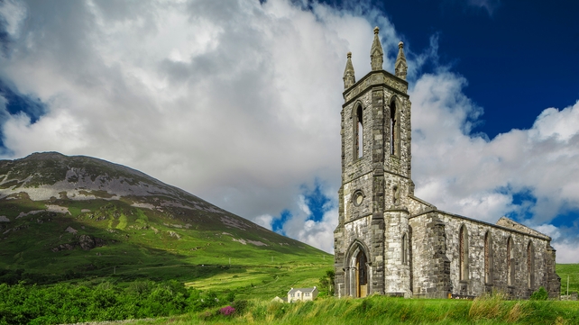 The old church in the Poison Glen, Dunlewey, Co Donegal (Pic: Eoghan Conmey)
