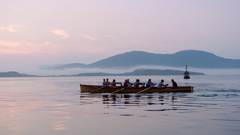 Rowing off Valentia Island, Co Kerry (Pic: Alan Ward)