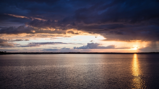Sunset over Baldoyle, Co Dublin (Pic: Brendan Meehan)