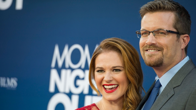 Drew and husband Peter Lanfer - "We can't wait to introduce Micah to his little brother or sister"