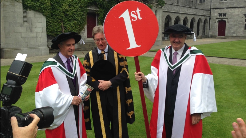 Dermot Weld and Jim Bolger were honoured this morning