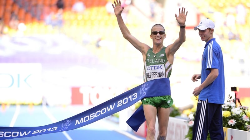 Rob Heffernan winning World Championship gold