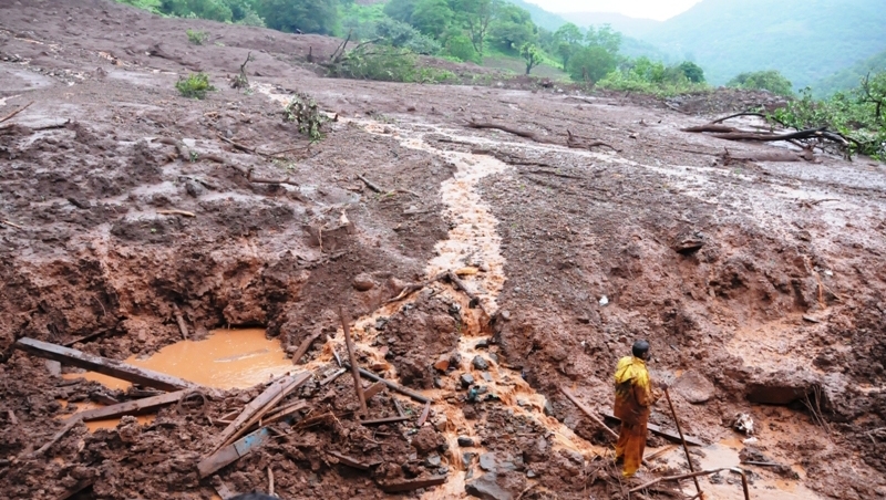 The confirmed death toll after a landslide in India stands at 21