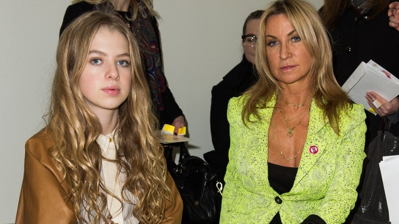 Anais with her mother, fellow animal rights campaigner, Meg Matthews