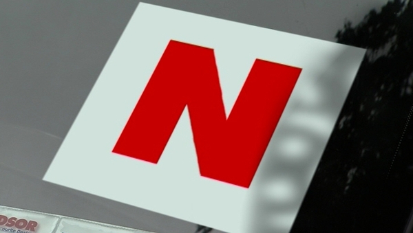Novice drivers will have to display the 'N' plate for the first two years of their first licence