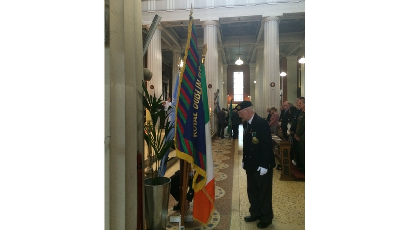 The procession of Royal Standards at the Pro Cathedral