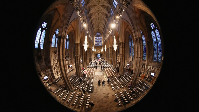 Grey's prophecy was also at the centre of a service in London's Westminster Abbey, where candles went out one by one