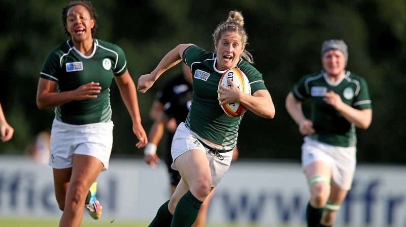 Alison Miller breaking clear to score