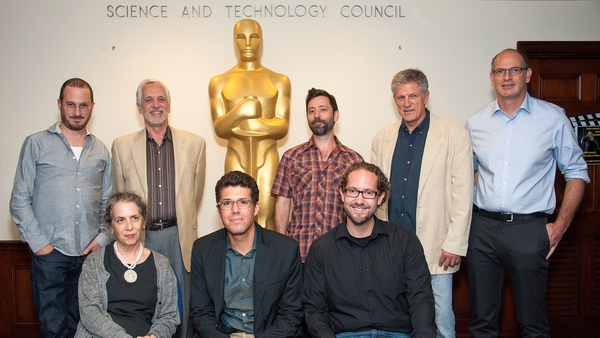 Aronofsky (top left), Zacks (front row, centre) and their fellow panellists