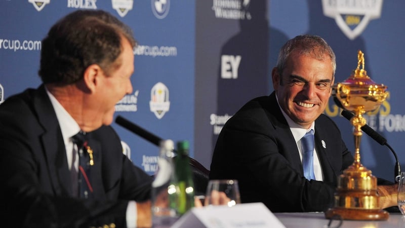 Captains Tom Watson and Paul McGinley