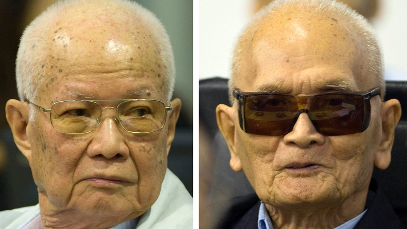 Khieu Samphan and Nuon Chea were convicted of crimes against humanity