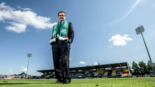 Pat Fenlon has returned to Shamrock Rovers having played for the Hoops during the 1996-97 season
