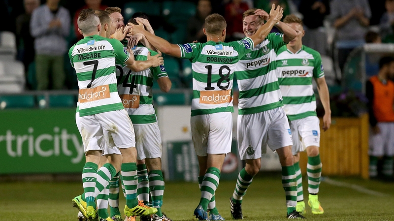 Shamrock Rovers will clash with Derry City in the last four