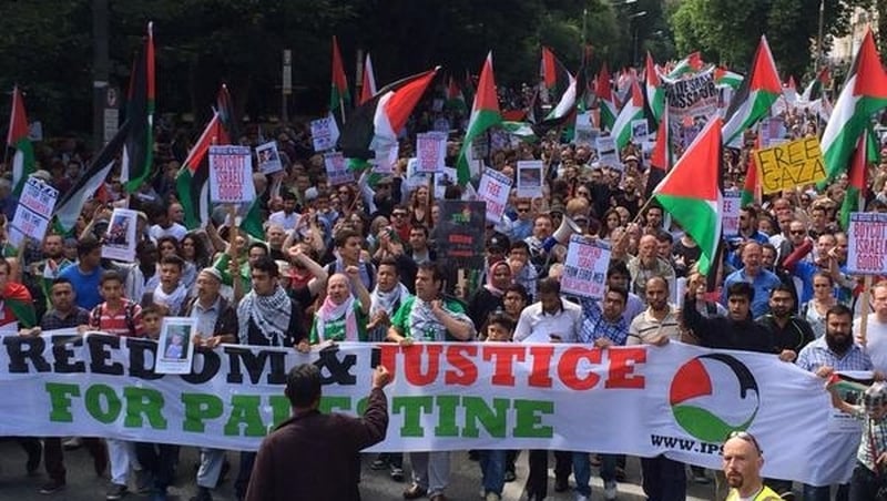 Organisers of the march say 10,000 people are taking part