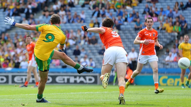 9 August - Odhrán MacNiallais' goal proved to be a key score Jimmy's boys edge past the Orchard on a 1-12 to 1-11 scoreline