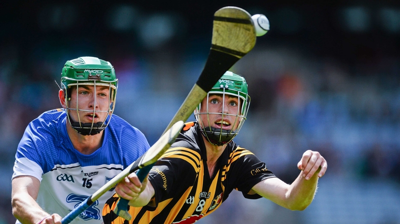 Tommy Walsh of Kilkenny and Waterford's Shane Ryan have their eye on the ball
