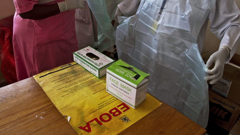 Medical staff in Uganda take precautions against Ebola