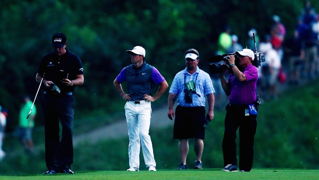 Gathering darkness meant he, Mickelson and Fowler played the final hole together, a sporting gesture McIlroy would later applaud