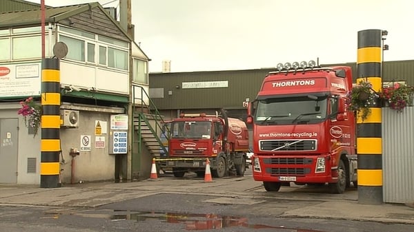 The remains of Mark Burke were found at Thornton's recycling centre in Ballyfermot in July