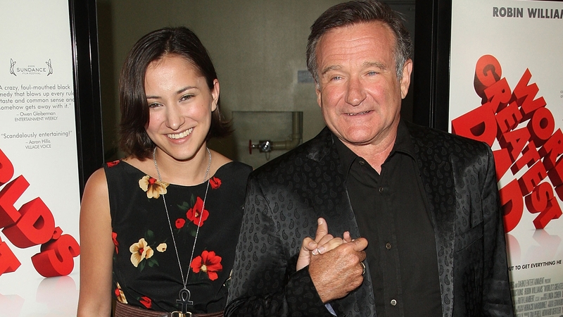 Robin Williams with daughter Zelda