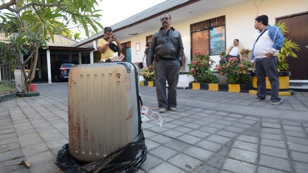 The 62-year-old woman's body was found in this suitcase