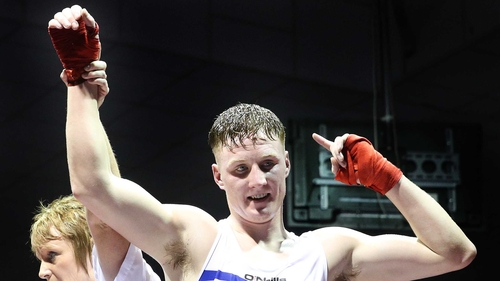 Michael O'Reilly is through to the 75kg final